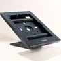 TooQ Soporte de Mesa y Pared para Tablet o Marco Antirrobo TQATWM3401-B, Negro, VESA 75x75, Compatible hasta 3 kg, Material Acero